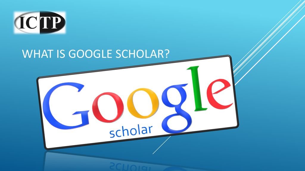 What is Google Scholar