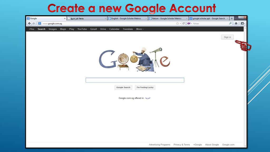 Create a new Google Account