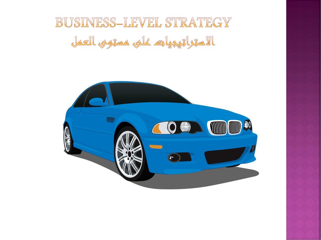 Business-Level Strategy الاستراتيجيات على مستوى العمل