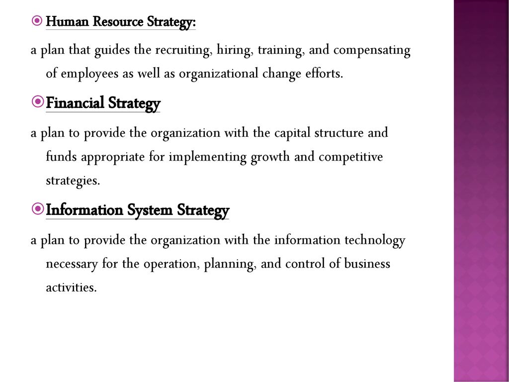 Information System Strategy