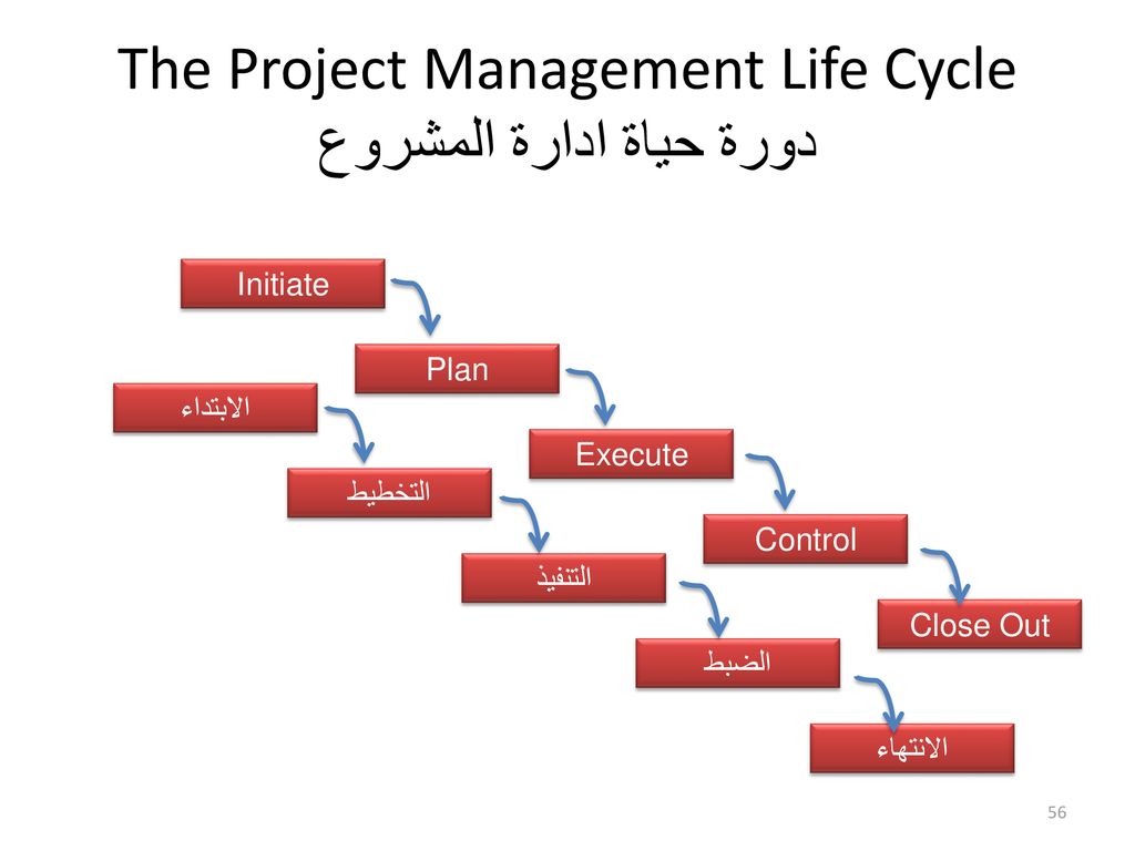 The Project Management Life Cycle دورة حياة ادارة المشروع