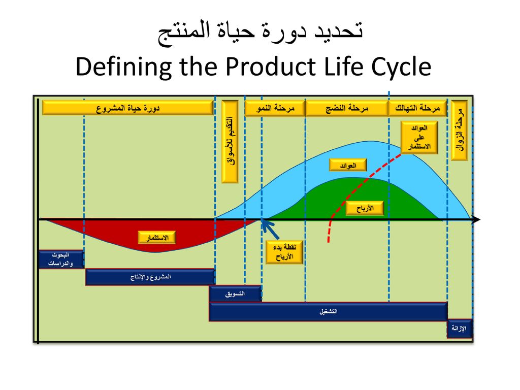 تحديد دورة حياة المنتج Defining the Product Life Cycle