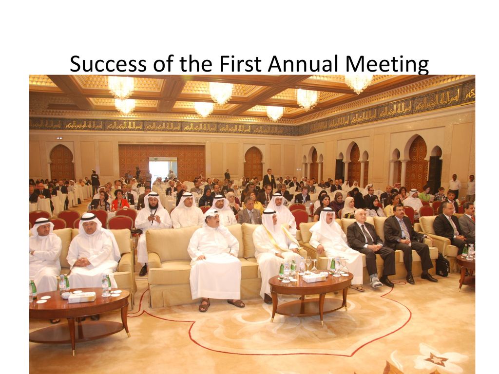 Success of the First Annual Meeting