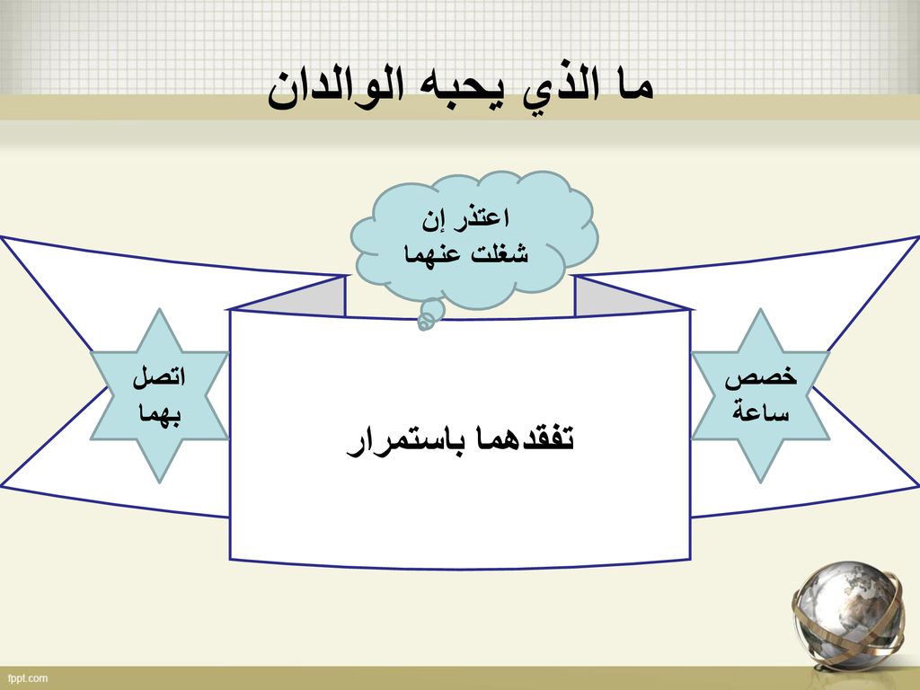 ما الذي يحبه الوالدان تفقدهما باستمرار اعتذر إن شغلت عنهما اتصل بهما