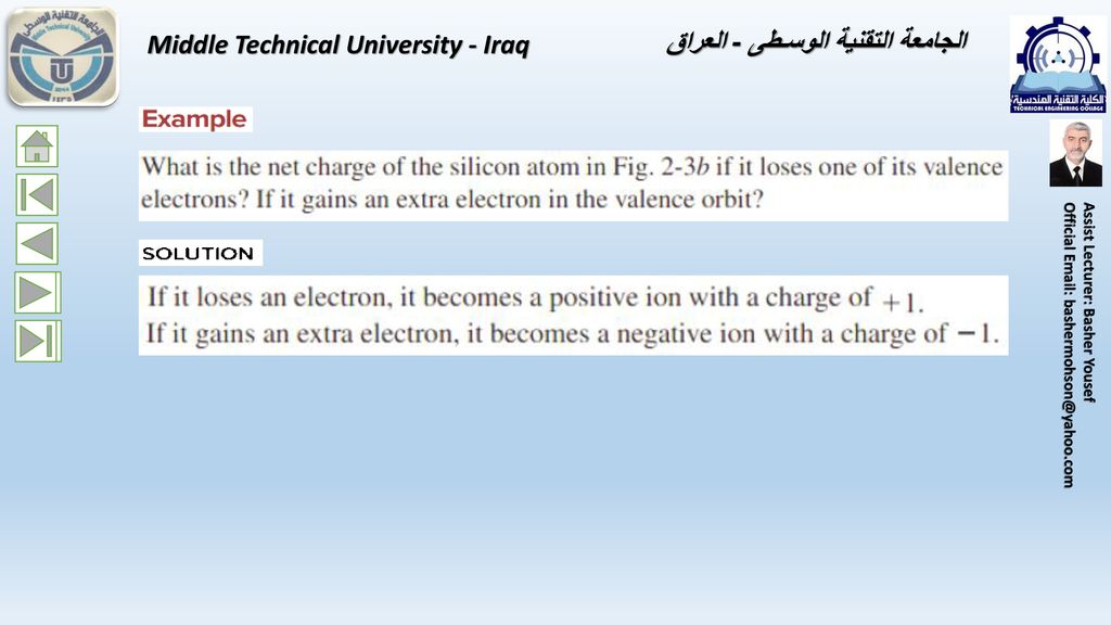 Middle Technical University - Iraq الجامعة التقنية الوسـطى - العراق