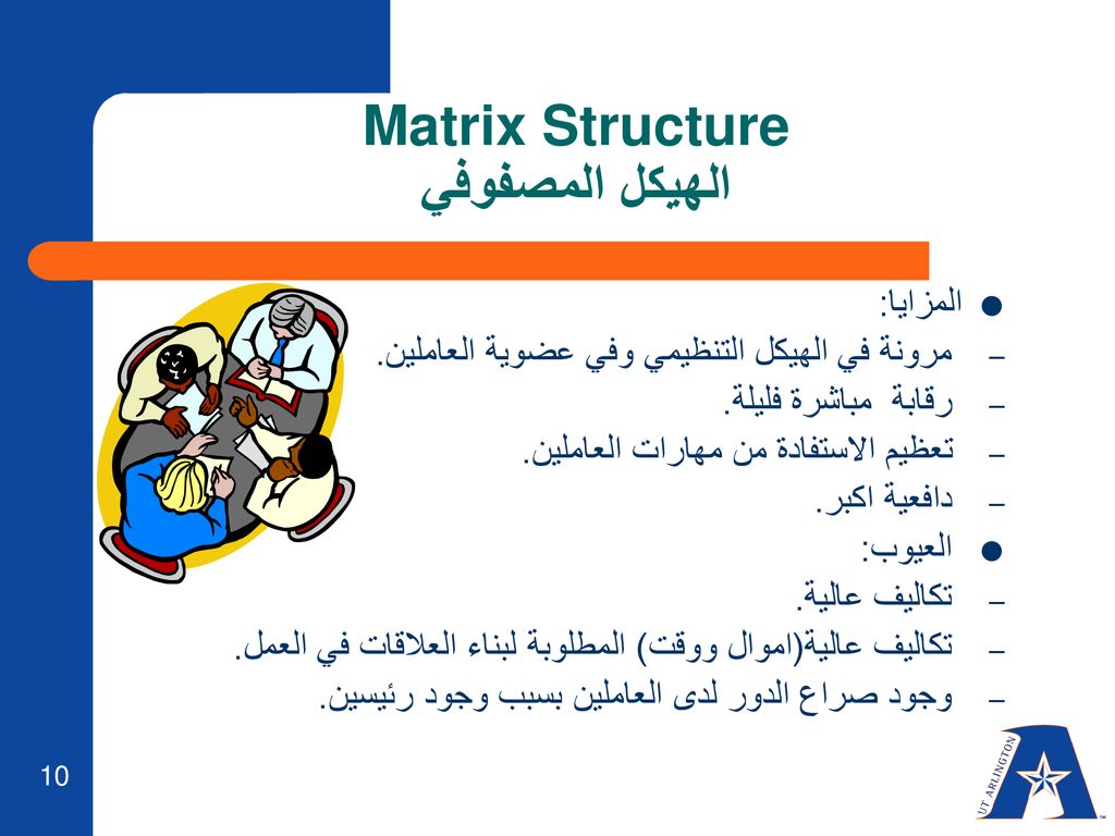 Matrix Structure الهيكل المصفوفي