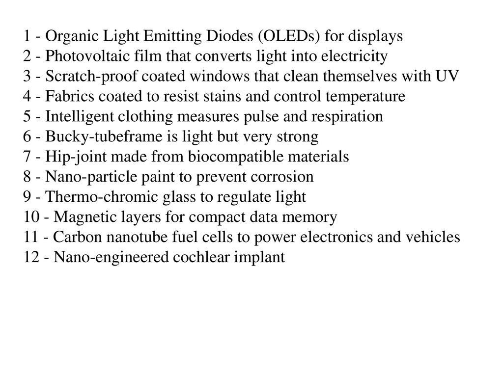 1 - Organic Light Emitting Diodes (OLEDs) for displays