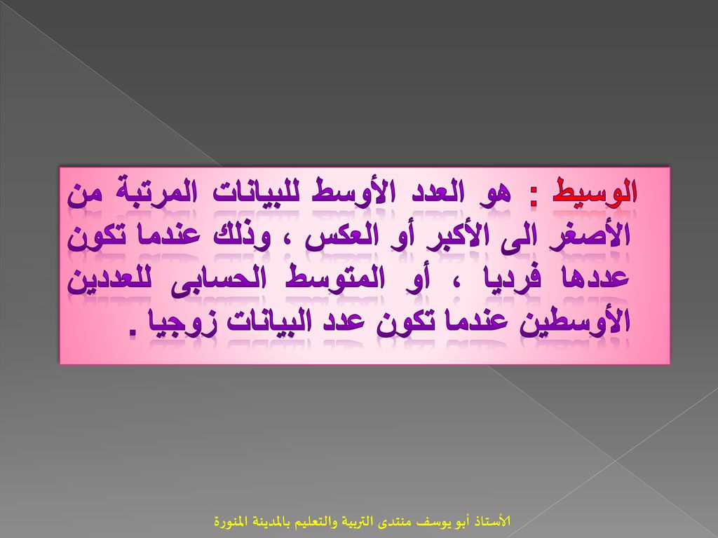الأستاذ أبو يوسف منتدى التربية والتعليم بالمدينة المنورة