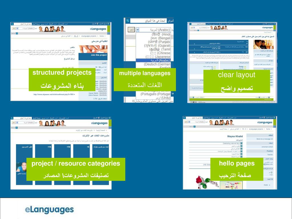 project / resource categories تصنيفات المشروعات\ المصادر