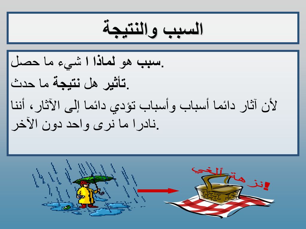 السبب والنتيجة سبب هو لماذا ا شيء ما حصل. تأثير هل نتيجة ما حدث.