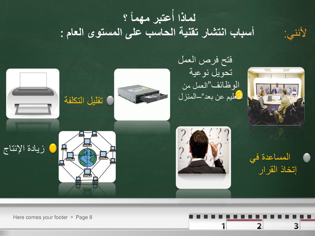لماذا أُعتبر مهماً ؟ أسباب انتشار تقنية الحاسب على المستوى العام :